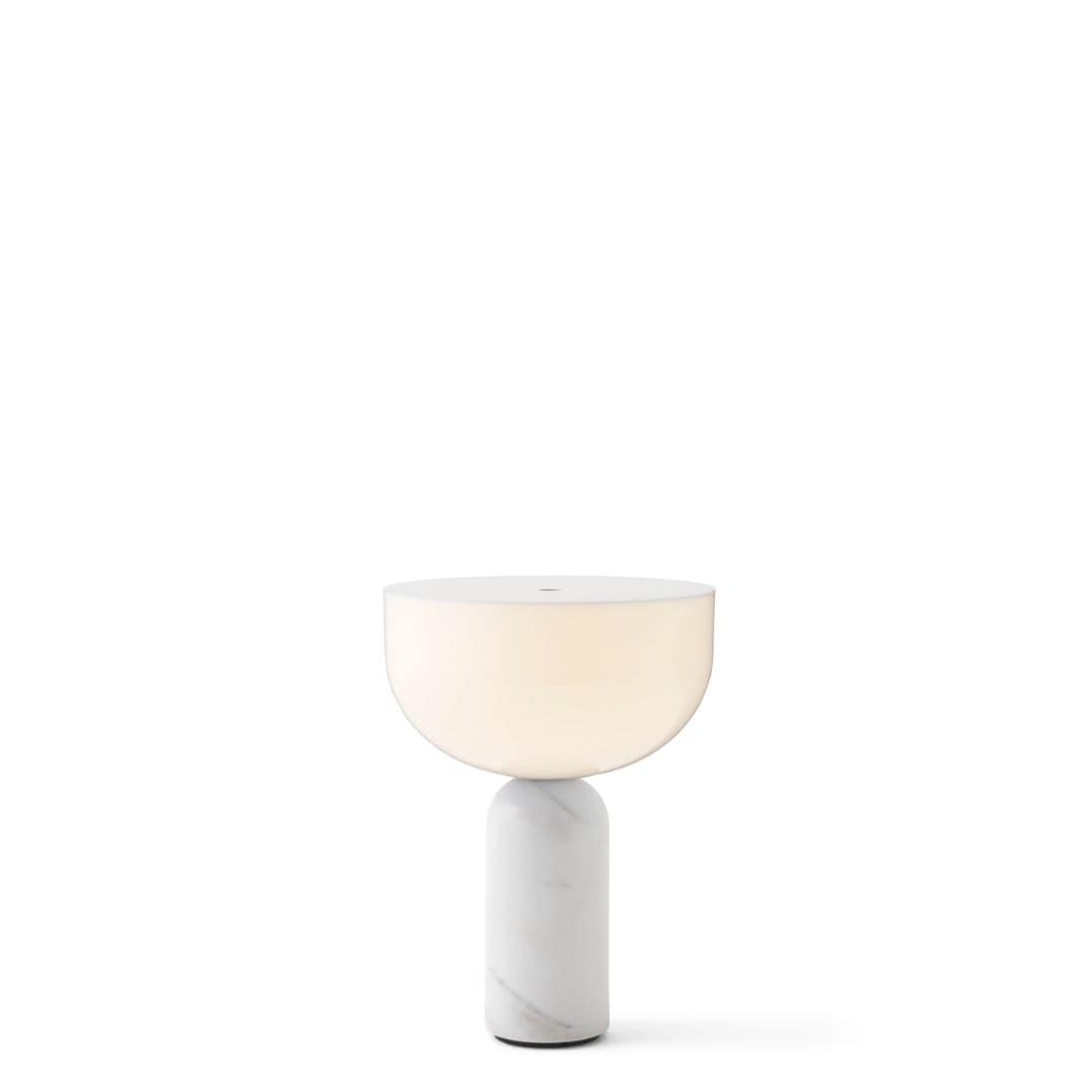 Kizu Portable Bordlampe White Marble     fra New Works