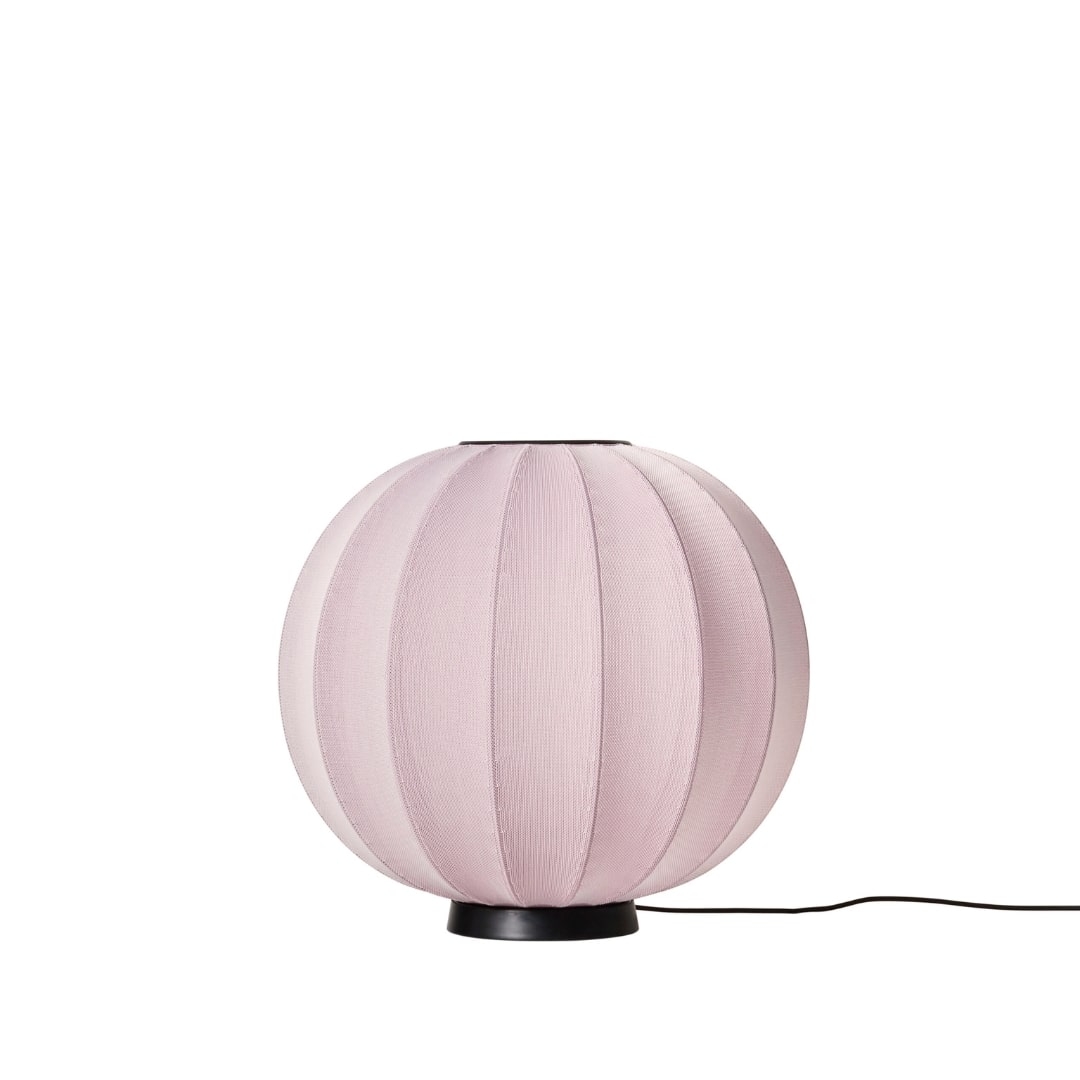 Knit Wit 60 Round Gulvlampe Light Pink     fra Made By Hand