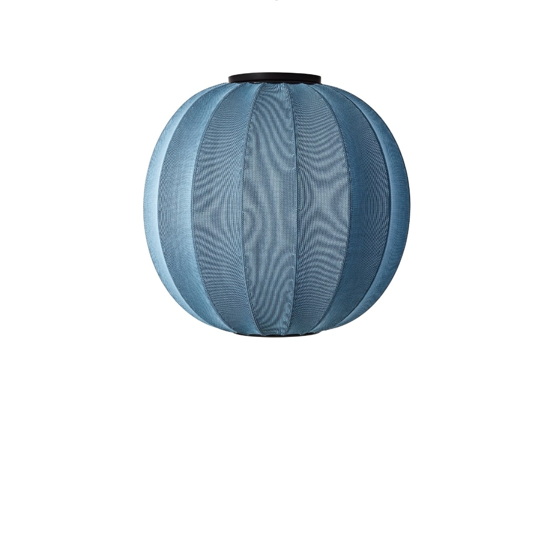 Knit Wit 60 Rund Loftlampe Blue Stone      fra Made By Hand