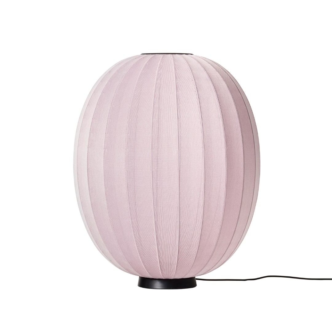 Knit Wit 65 Round Gulvlampe Light Pink     fra Made By Hand
