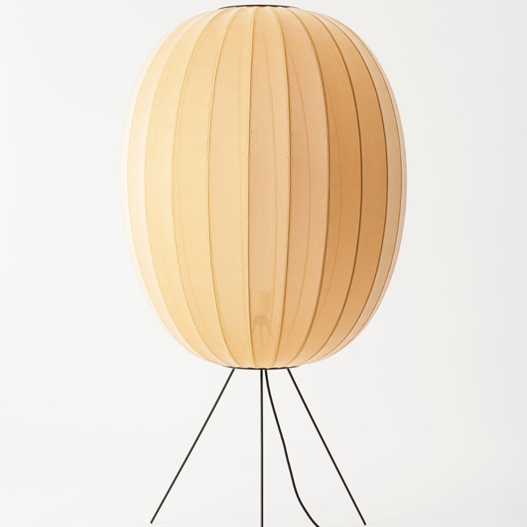 Knit Wit 65 Round Gulvlampe Sunrise     fra Made By Hand
