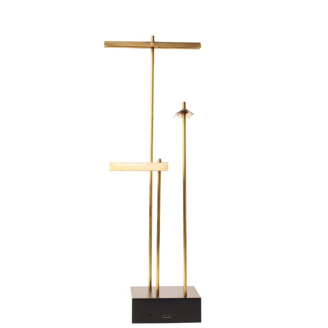 Knokke Transportabel Bordlampe Messing     fra Dcw Editions