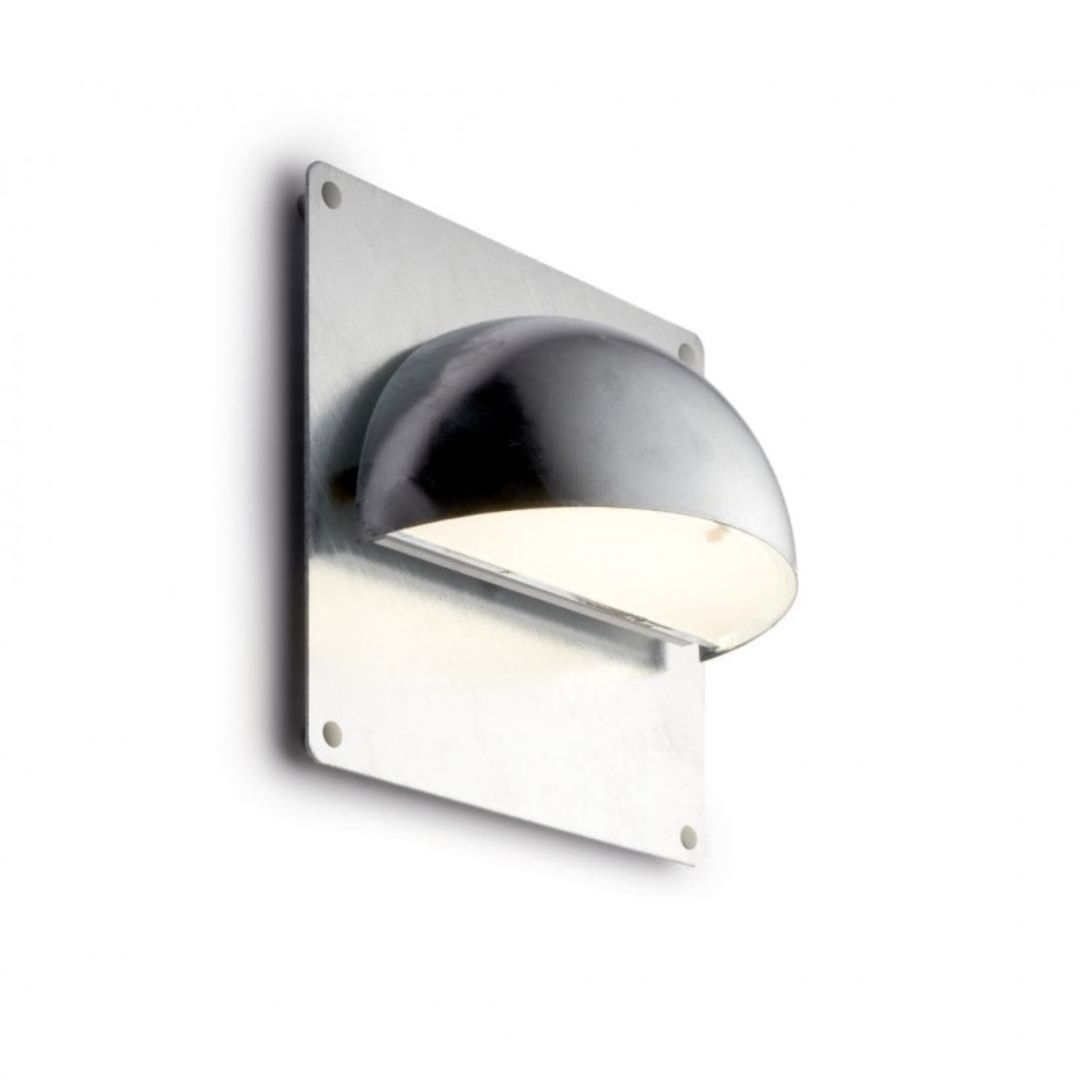 Rørhat Led Væglampe Galvaniseret Inkl. Bagplade   Light Point   Udstillingsmodel fra Light-point