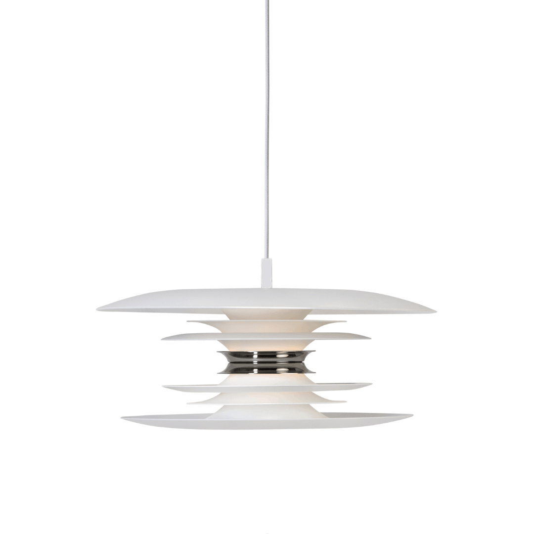 Diablo ø40 Pendel Mat Hvid Led     fra Belid