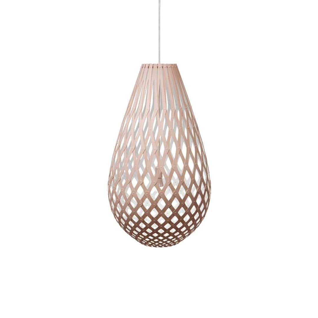 Koura H100 Pendel Bamboo   Hvid     fra David Trubridge