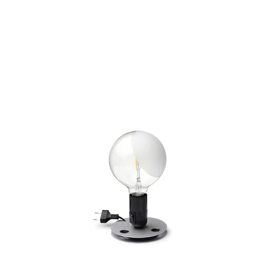 Lampadina Bordlampe Alu Sort     fra Flos