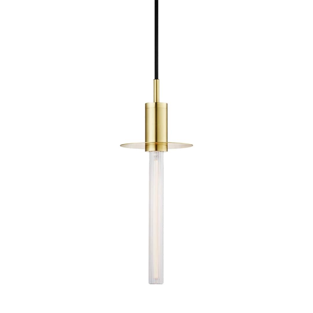Liberty Pendel M  Disk Gold     fra Design By Us