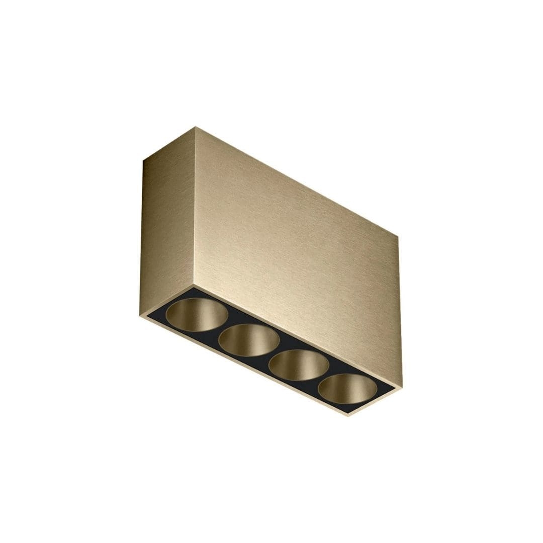 Light Shadow Surface 4 Spots Optic Flood Bronze     fra Flos