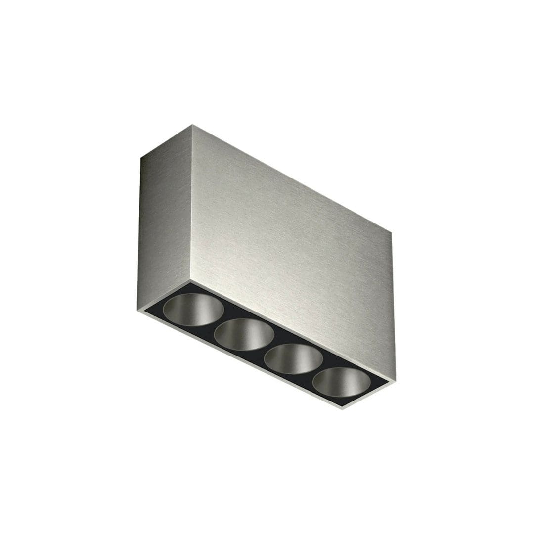 Light Shadow Surface 4 Spots Optic Flood Stål     fra Flos