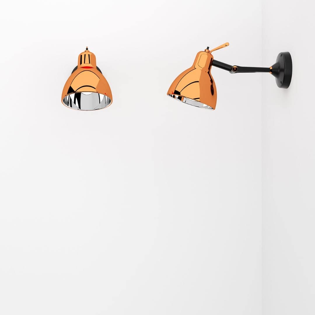 Luxy Glam H0 Væg   Loftlampe Kobber     fra Rotaliana