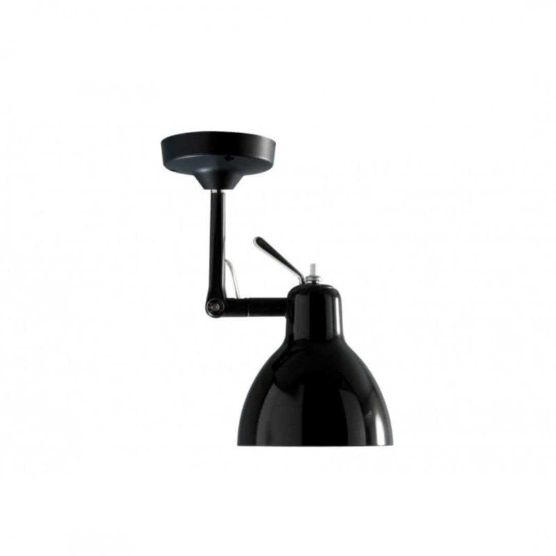 Luxy H0 Væg  Og Loftlampe Mat Sort Blank Hvid Skærm     fra Rotaliana