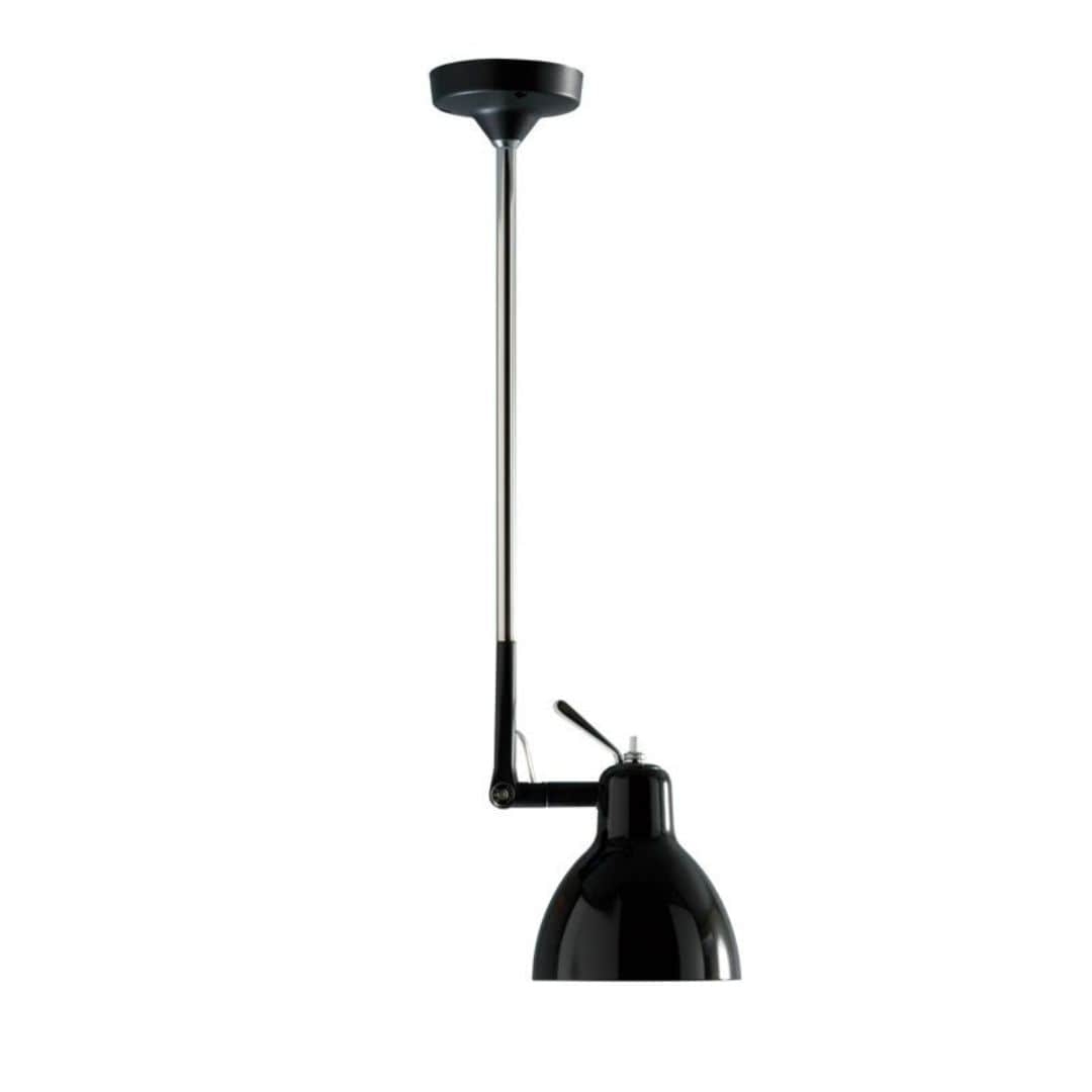 Luxy H1 Loftlampe Sort Mat Hvid Skærm     fra Rotaliana