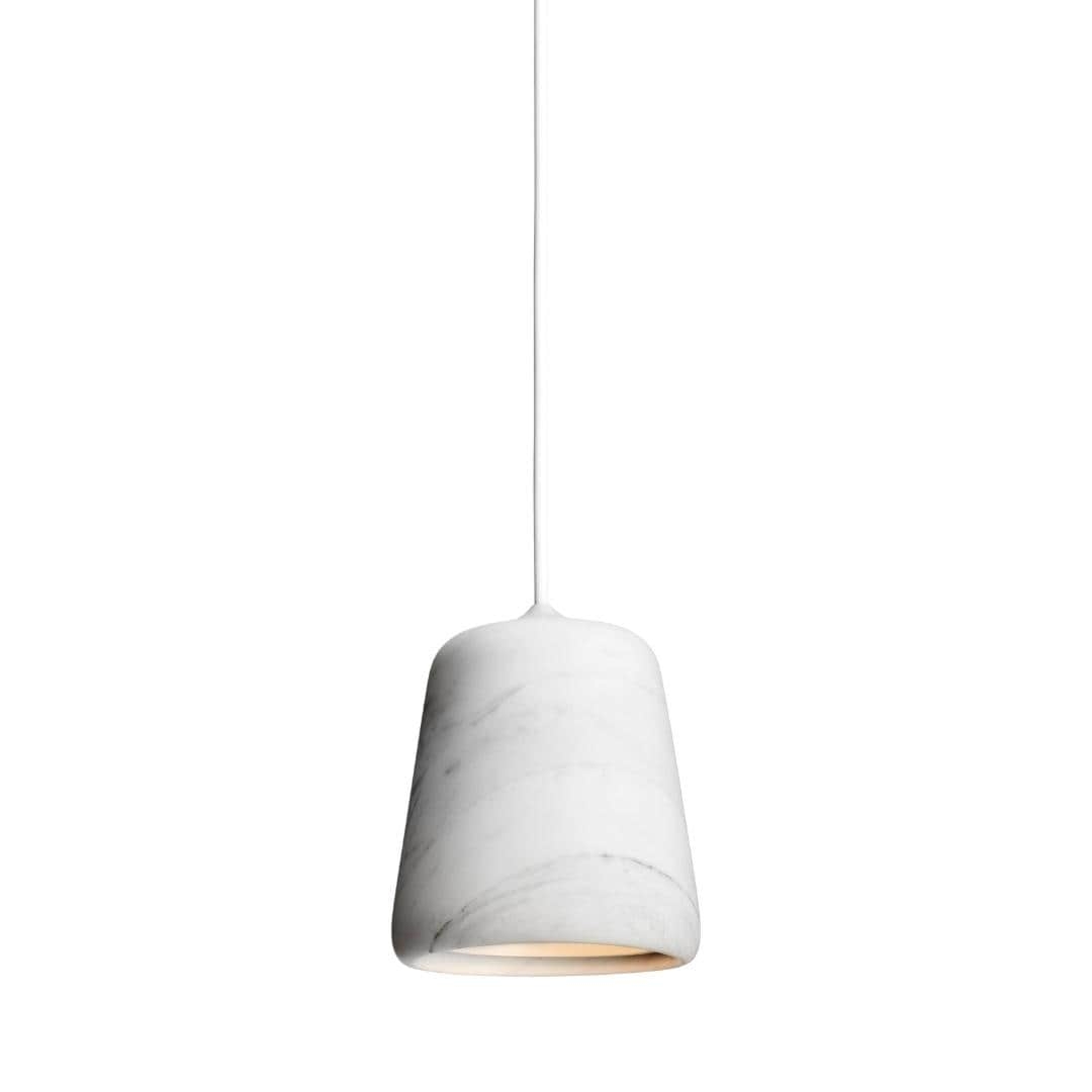 Material Pendel Hvid Marmor     fra New Works
