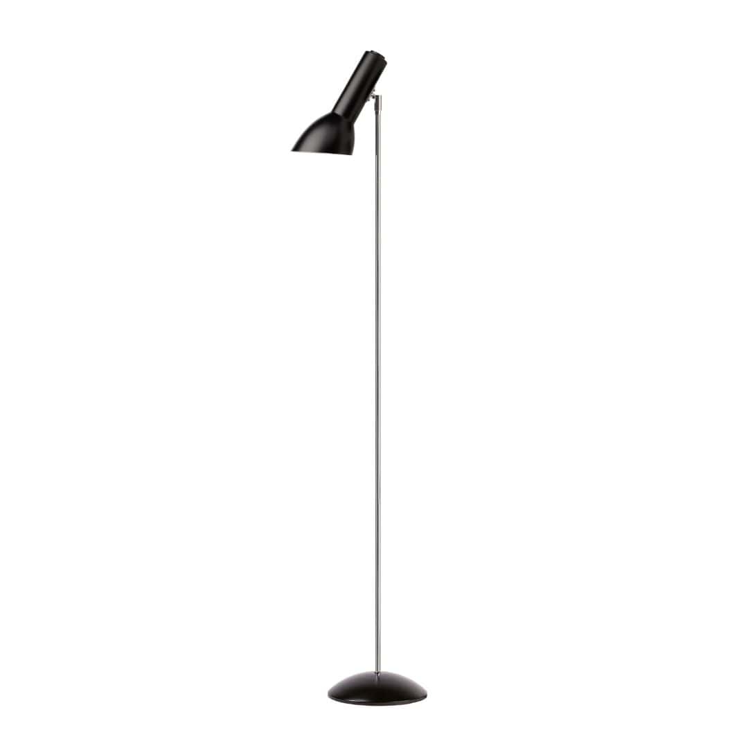 Oblique Mat Sort Gulvlampe     fra Cph Lighting
