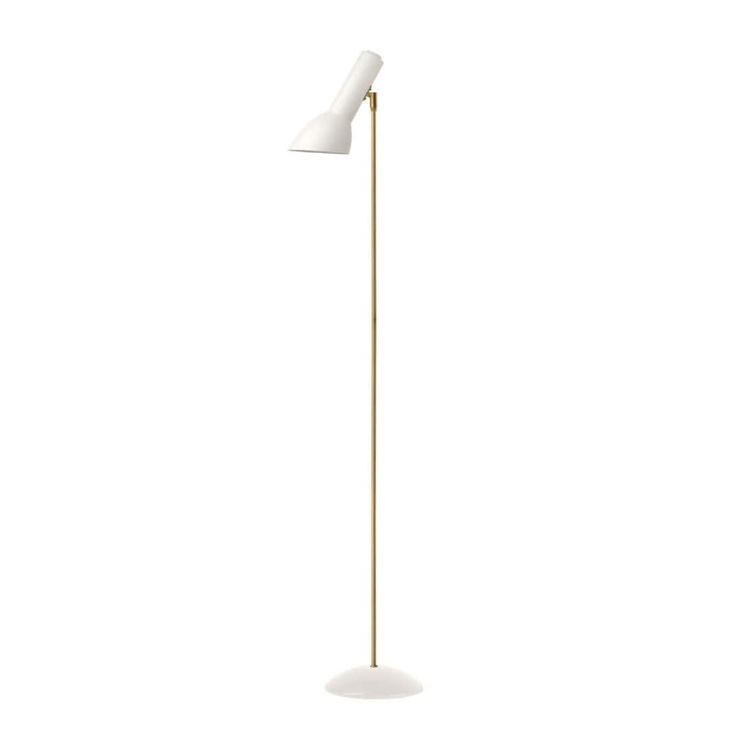 Oblique Messing Gulvlampe Hvid     fra Cph Lighting