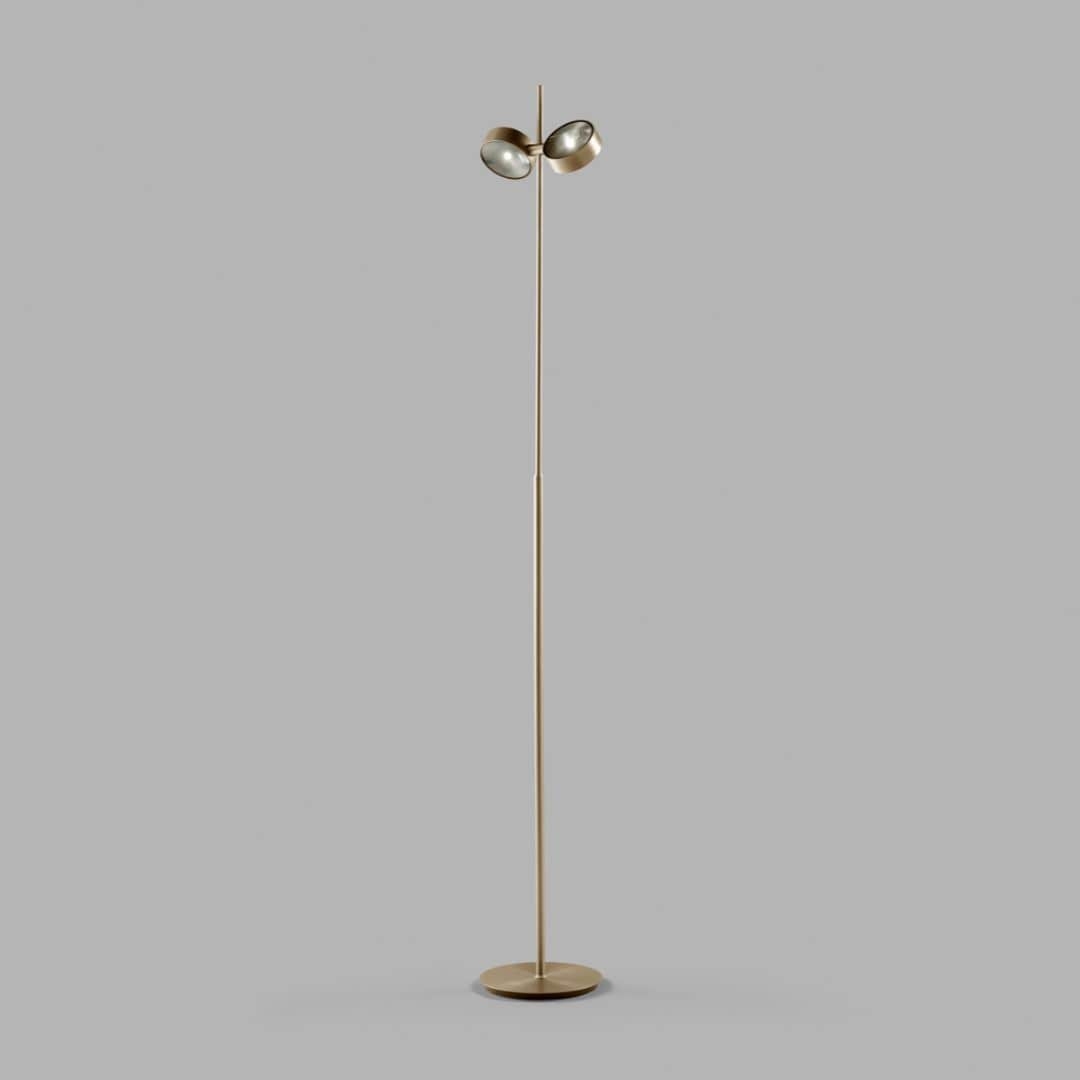 Orbit Gulvlampe Messing   Light Point fra Light-point