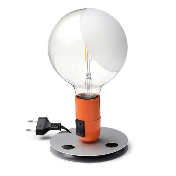 Lampadina Bordlampe Alu Orange     fra Flos