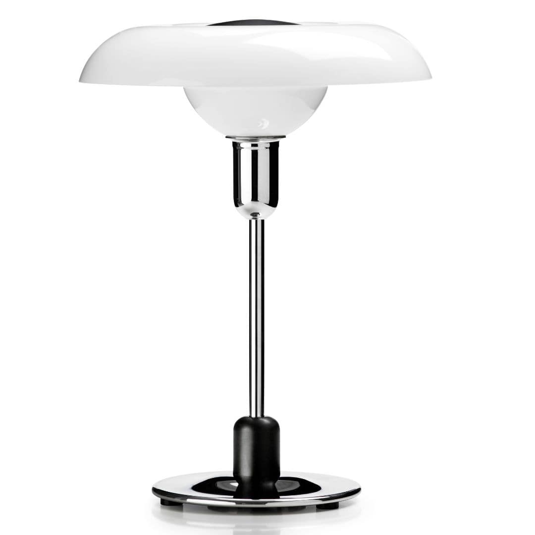 Ra Bordlampe Hvid Metal ø40     fra Piet Hein