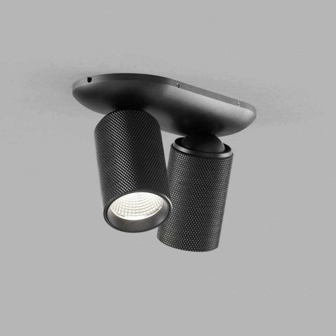 Raw 2 Led Spot Carbon Sort   Light Point fra Light-point