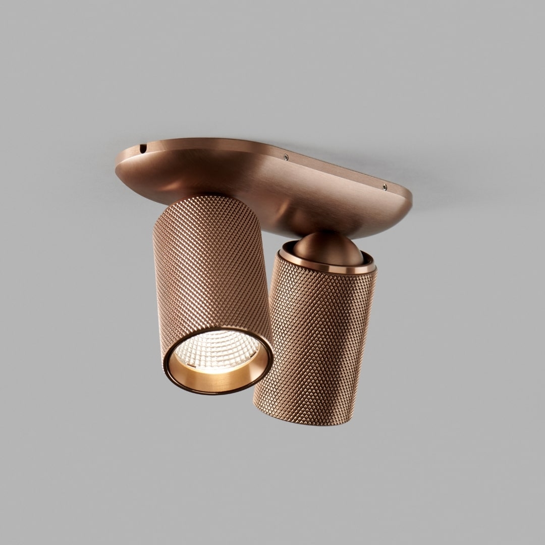 Raw 2 Loftlampe 2700 3000k Rose Gold   Light Point fra Light-point