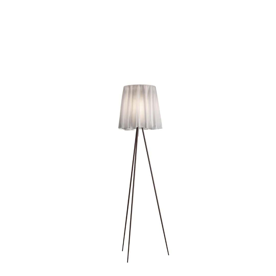 Rosy Angelis Gulvlampe Alu   Stof     fra Flos