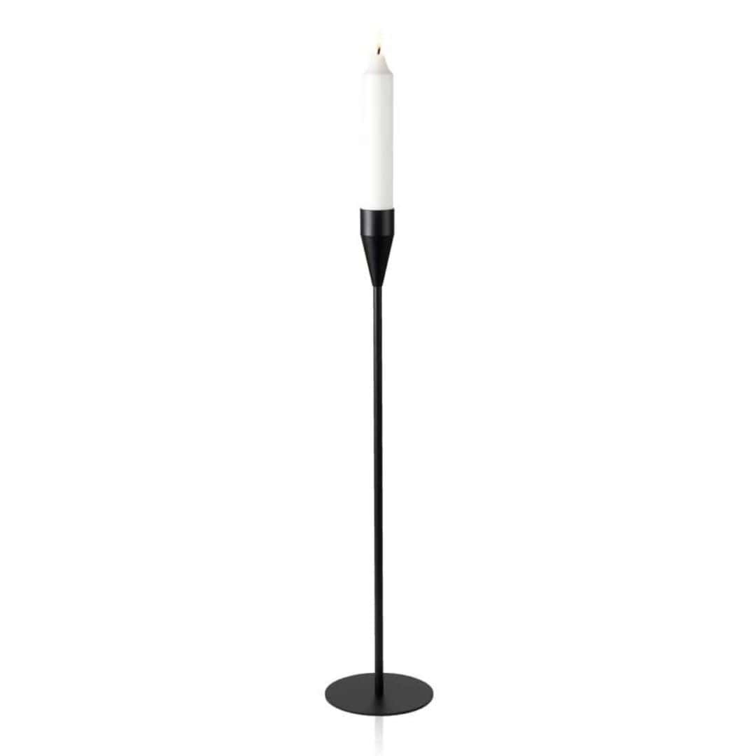 Saturn Maxi Sort Lysestage 80,5 Cm (gulvstage) Så Længe Lager Haves     fra Piet Hein