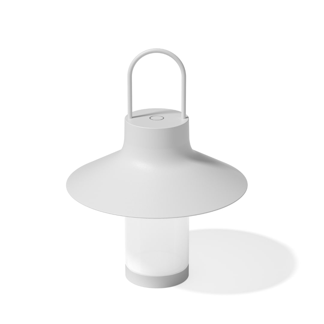 Shadow Bordlampe Large Hvid     fra Loom Design