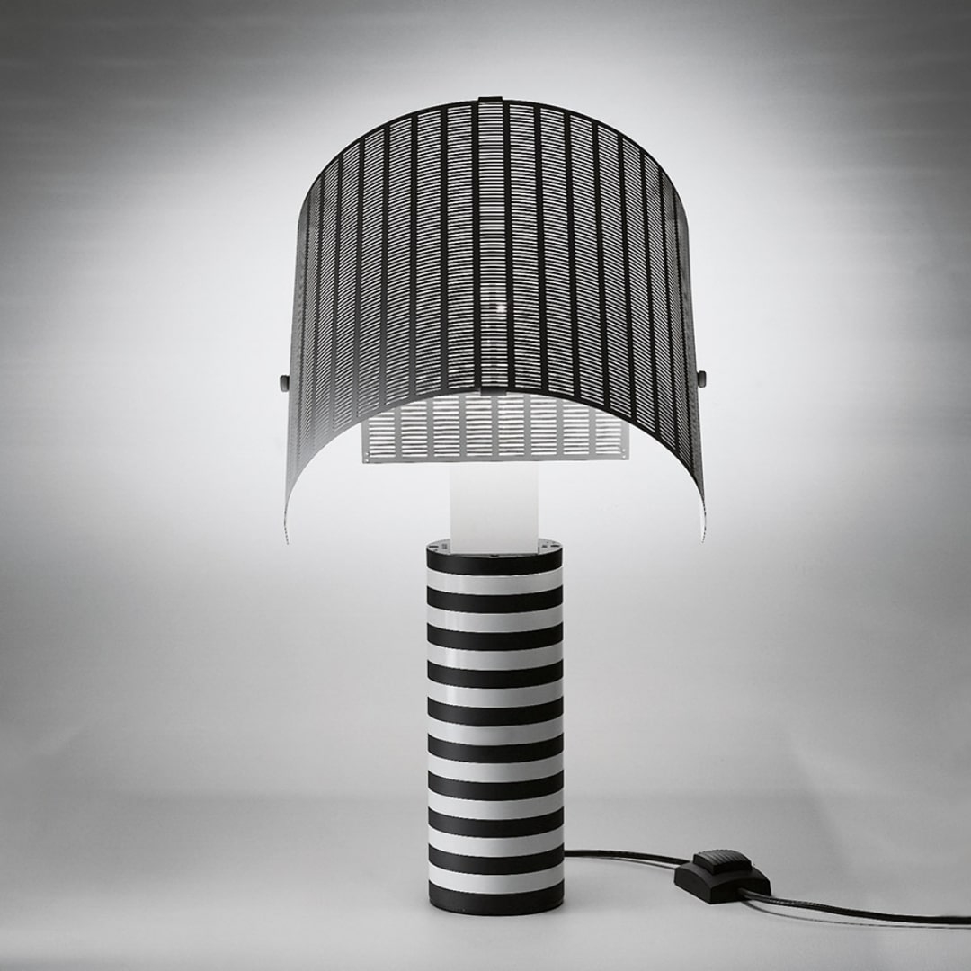 Shogun Bordlampe Sort Hvid fra Artemide