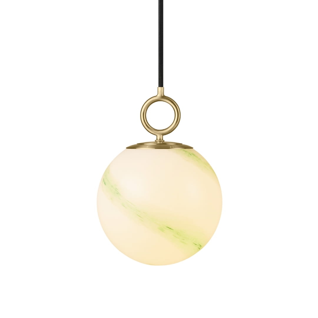 Stockholm Pendel ø18 Marble Green     fra Halo Design