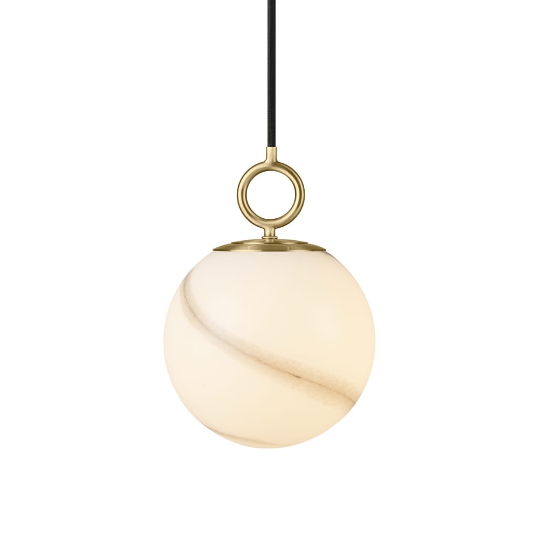 Stockholm Pendel ø18 Marble Grey     fra Halo Design