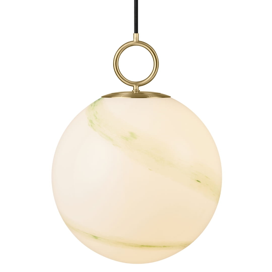Stockholm Pendel ø30 Marble Green     fra Halo Design