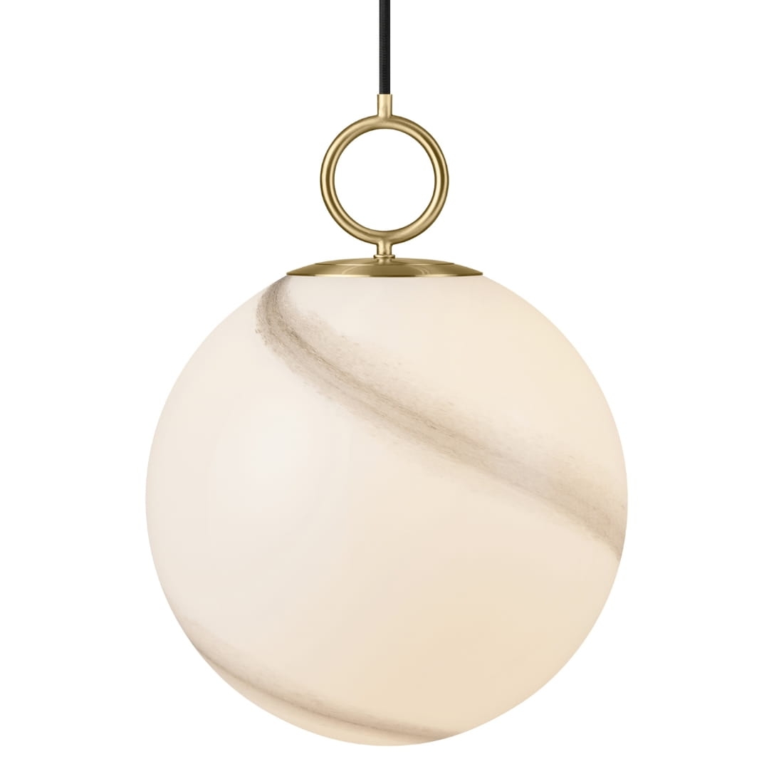 Stockholm Pendel ø30 Marble Grey     fra Halo Design