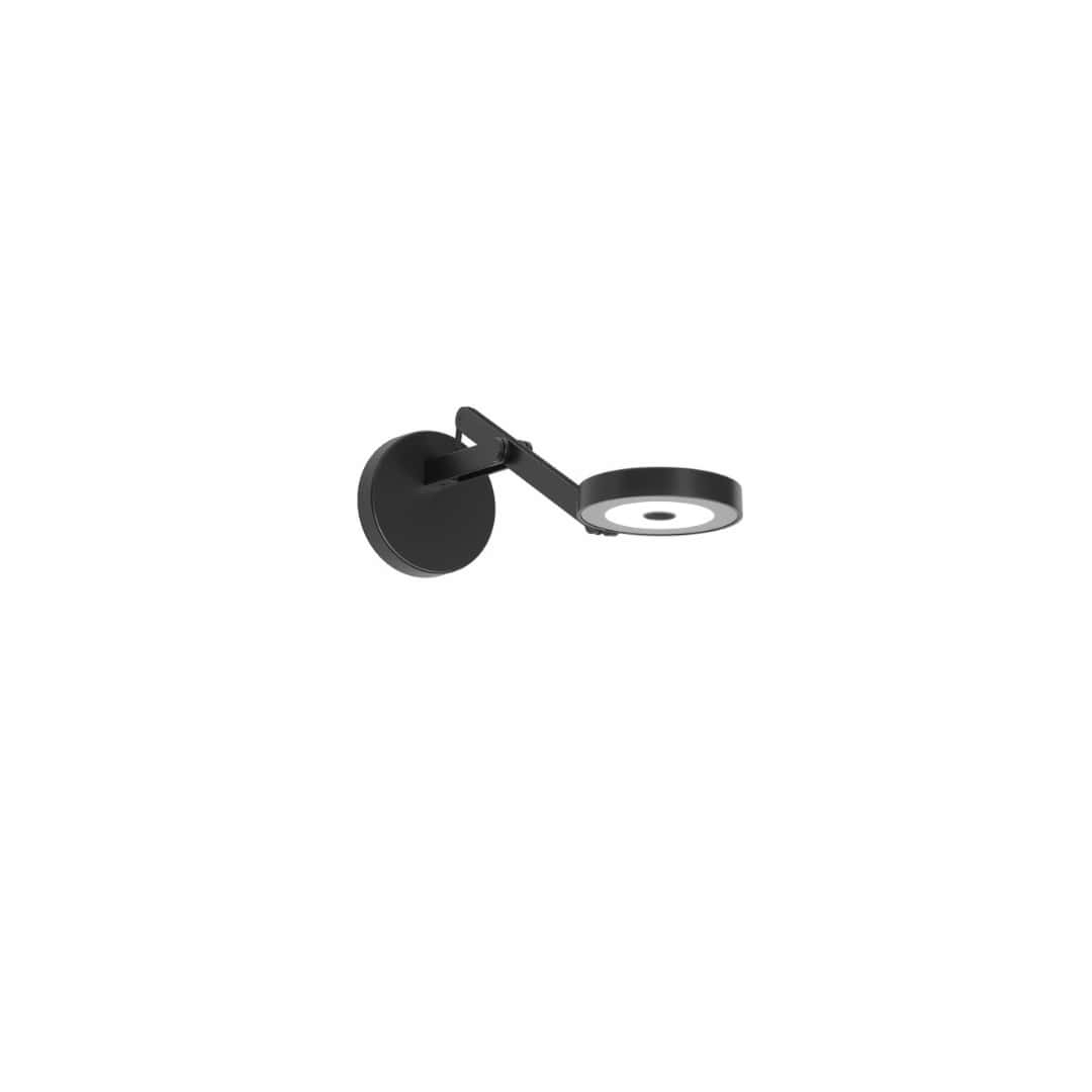 String W0 Væglampe Dtw (dim To Warm) Mat Sort Sort     fra Rotaliana