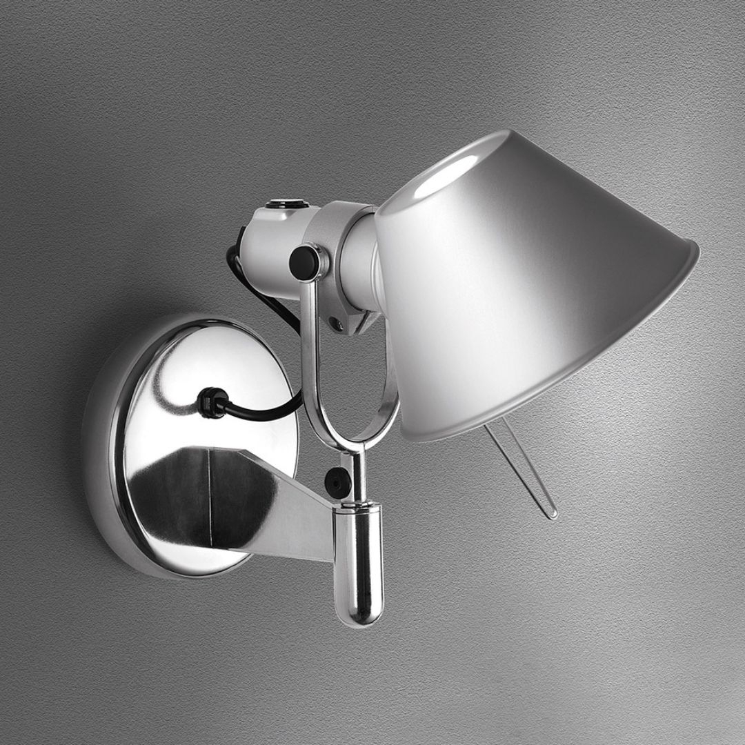 Tolomeo Faretto Væglampe Led Alu M Afbryder fra Artemide