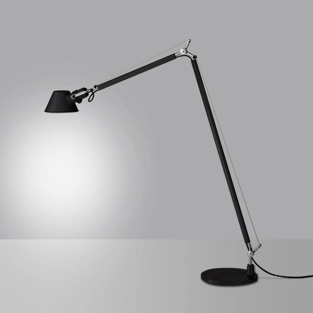 Tolomeo Reading Gulvlampe Sort     fra Artemide