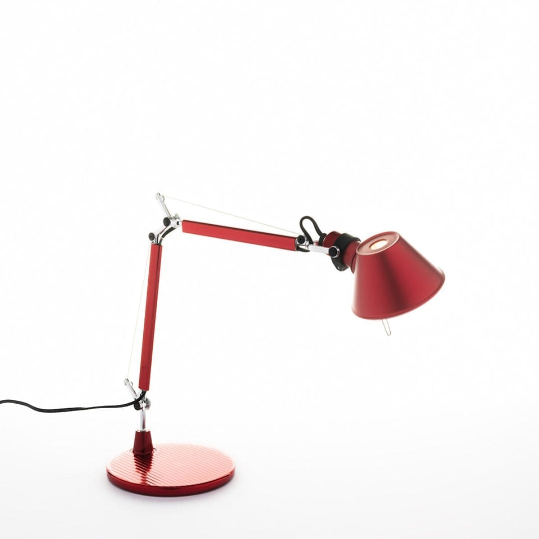 Tolomeo Micro Bordlampe Rød     fra Artemide