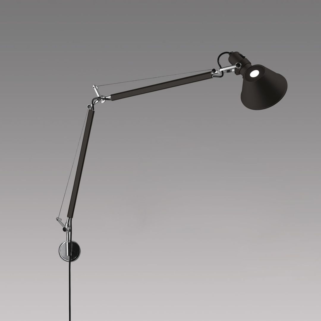Tolomeo Mini Væglampe Sort fra Artemide