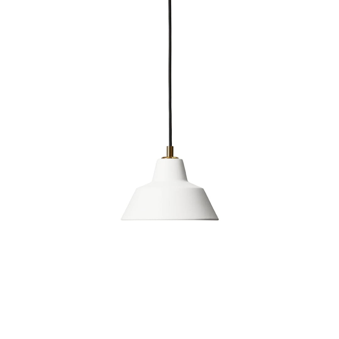 Workshop W1 Pendel Mat Hvid     fra Made By Hand