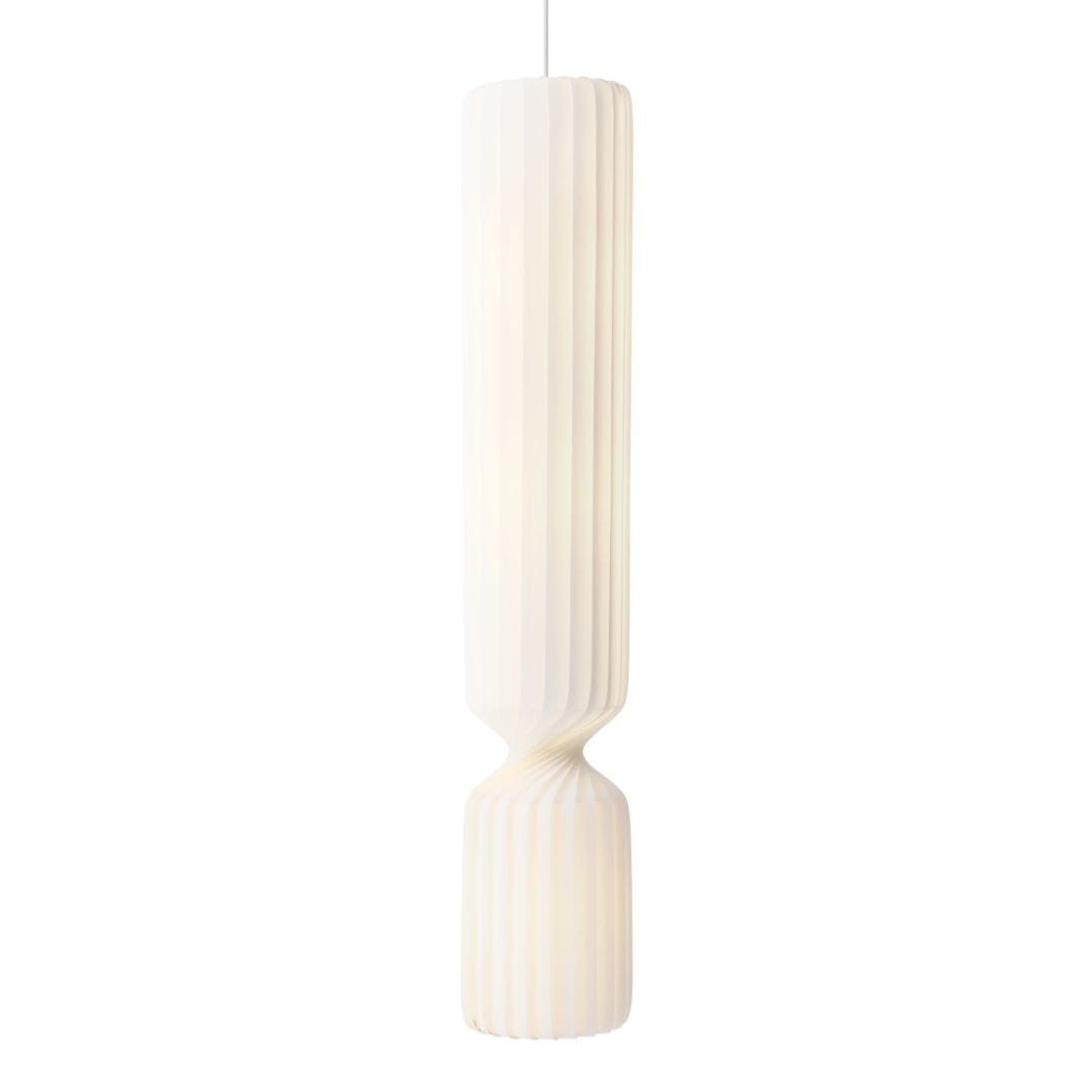 Tr41 Pendel Hvid Polykarbonat H: 150cm ( Papir & Plast )     fra Tom Rossau