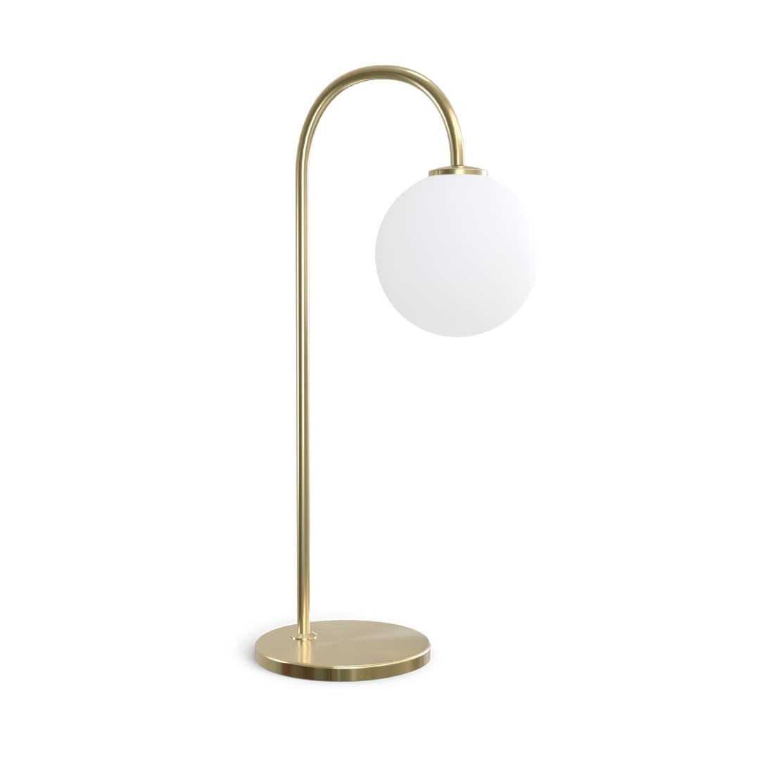 Ballon Bordlampe Messing     fra Herstal