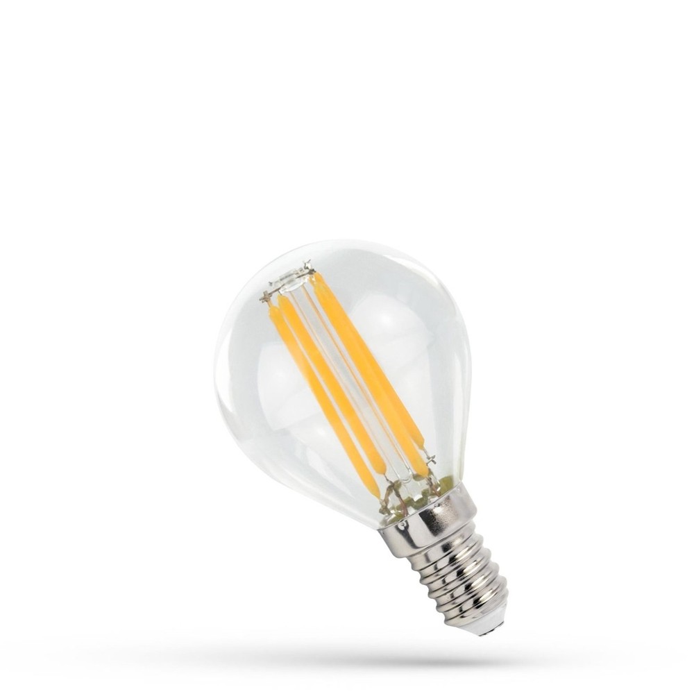 E14 5,5w Led Pære G45, Kultråd Dæmpbar : Ikke Dæmpbar, Kulør : Varm fra Spectrum