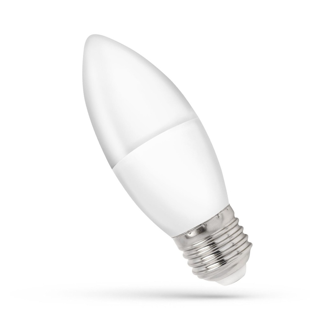 E27 1w Led Kronepære   C37   Dæmpbar : Ikke Dæmpbar, Kulør : Varm fra Spectrum