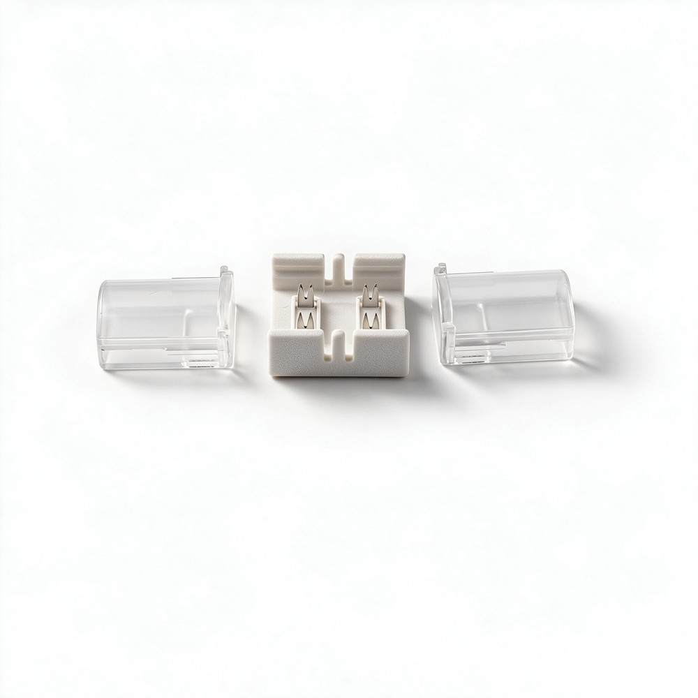 2 Stk. Samler Til 230v Led Strip (slim Cob)   230v fra Ledlife