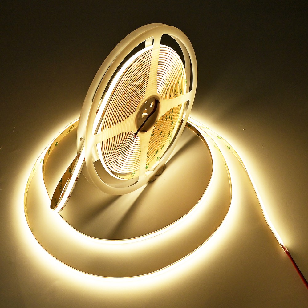 5m 17,5w M Dot Free Cob Led Strip Ra93 3000k, 24v Dc, Ip20, 304 Led M Kulør : Varm fra Ledlife