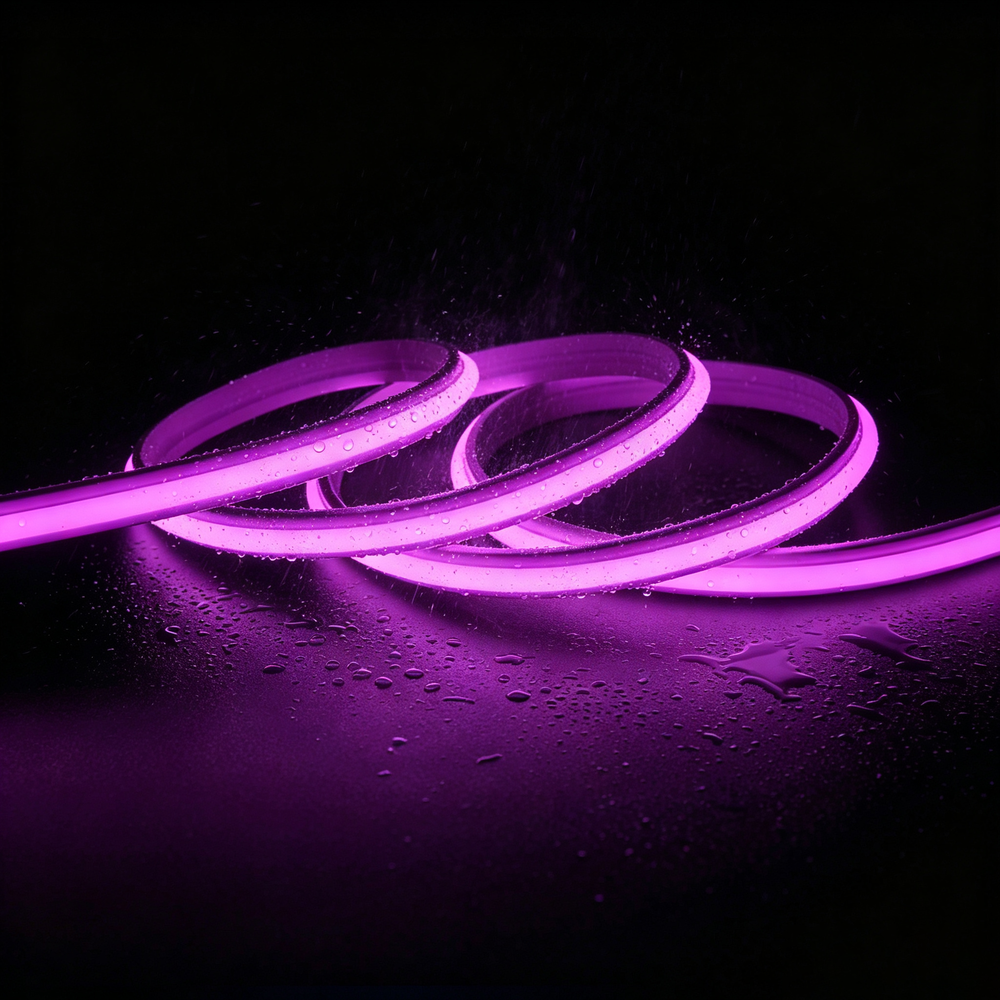 5m 9w M Lilla Slim Cob Strip   230v, Ip67 Vandtæt, 296 Led, Kan Klippes For Hver 10cm   Forpakning : 10m Inkl. Stik fra Ledlife