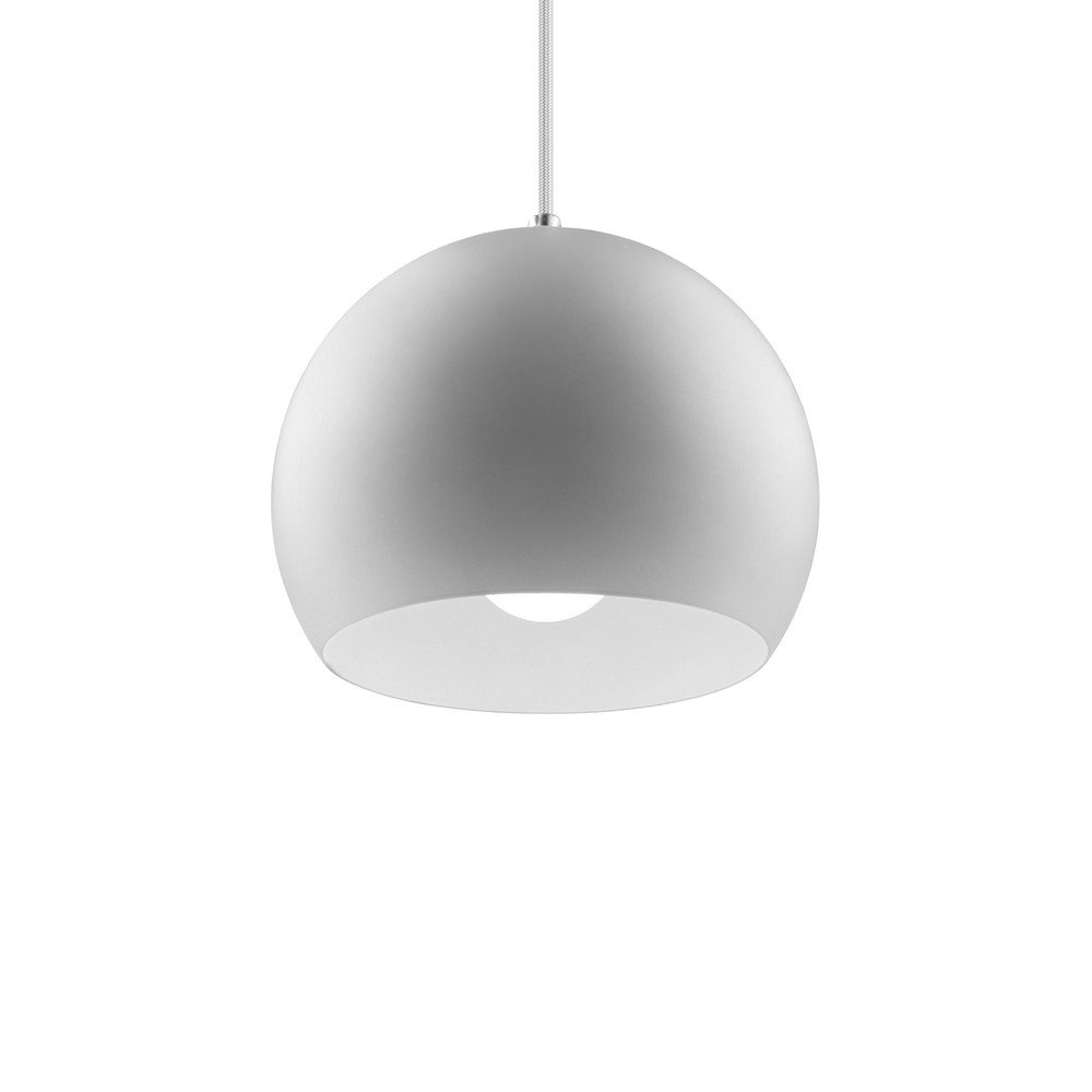 Hvid ø20cm Pendel   E27 Fatning, 2m Ledning, Metal fra Home Décor