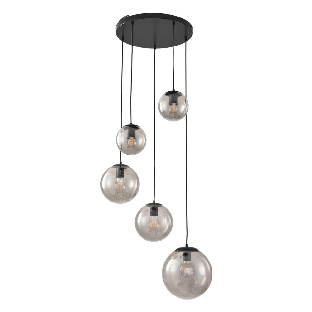 Altea 5xe27 Stor Klyngependel Til Entré, Sort   ø40, Uden Lyskilde fra Home Décor