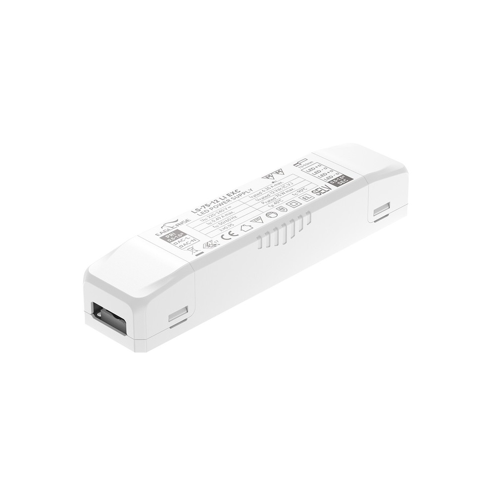 75w 12v Dc Strømforsyning 6,25a, Ip20 Indendørs fra Eaglerise