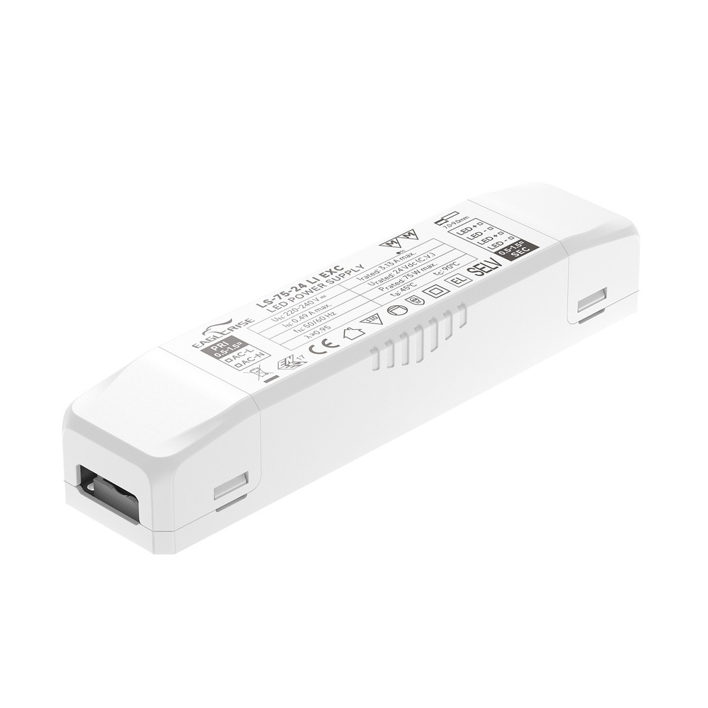 75w   24v Dc Strømforsyning   3,25a, Ip20 Indendørs fra Eaglerise