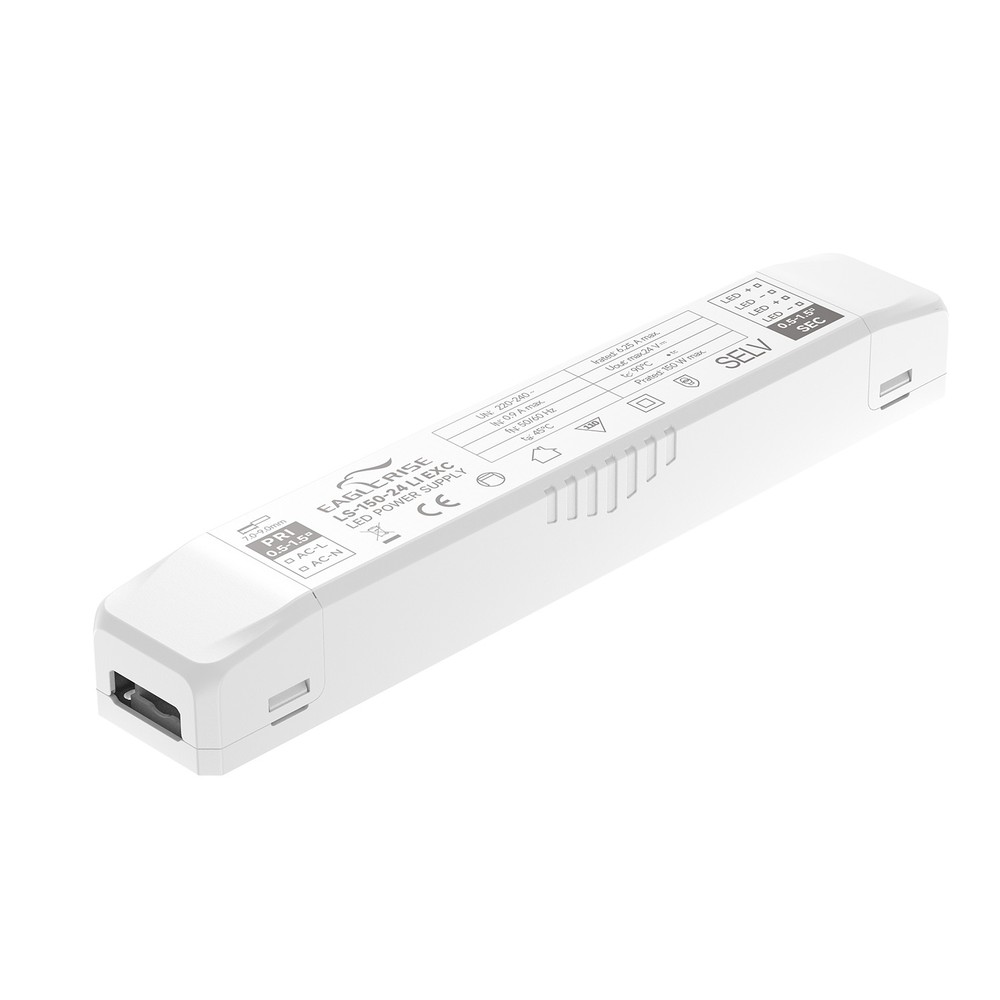 150w   24v Dc Strømforsyning   6.25a, Ip20 Indendørs fra Eaglerise